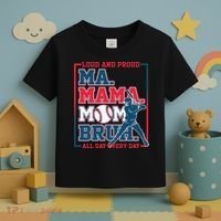 Ma Mama Mom Bruh Baseball Loud And Proud All Day Every Day Toddler T-Shirt thumb 3