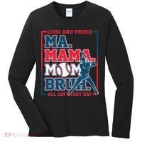 Ma Mama Mom Bruh Baseball Loud And Proud All Day Every Day Women's Long Sleeve Shirt thumb 0