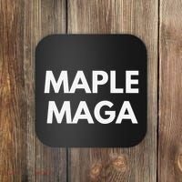 Maple Maga Mcga Make Canada Great Again Coaster thumb 0