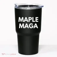 Maple Maga Mcga Make Canada Great Again Tumbler thumb 0
