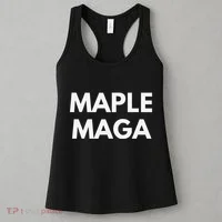 Maple Maga Mcga Make Canada Great Again Women's Tank Top thumb 3