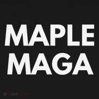 Maple Maga Mcga Make Canada Great Again Toddler Hoodie thumb 2
