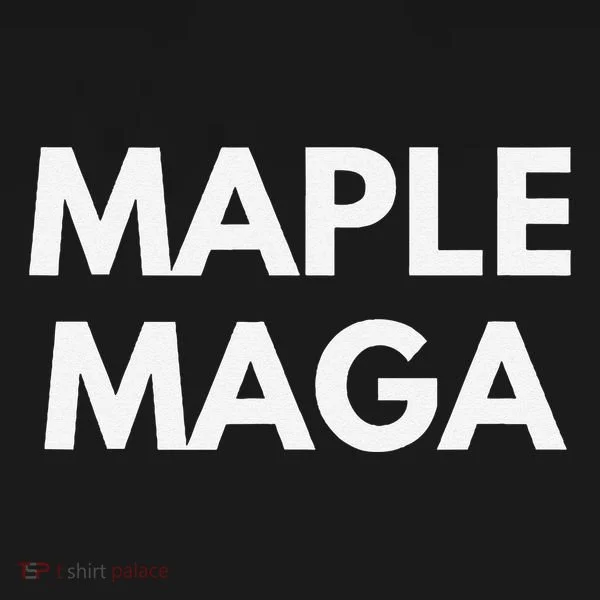 Maple Maga Mcga Make Canada Great Again Toddler Hoodie