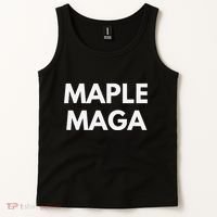 Maple Maga Mcga Make Canada Great Again Tank Top thumb 2