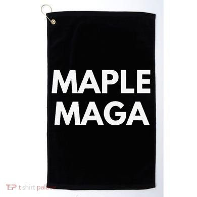 Maple Maga Mcga Make Canada Great Again Golf Towel