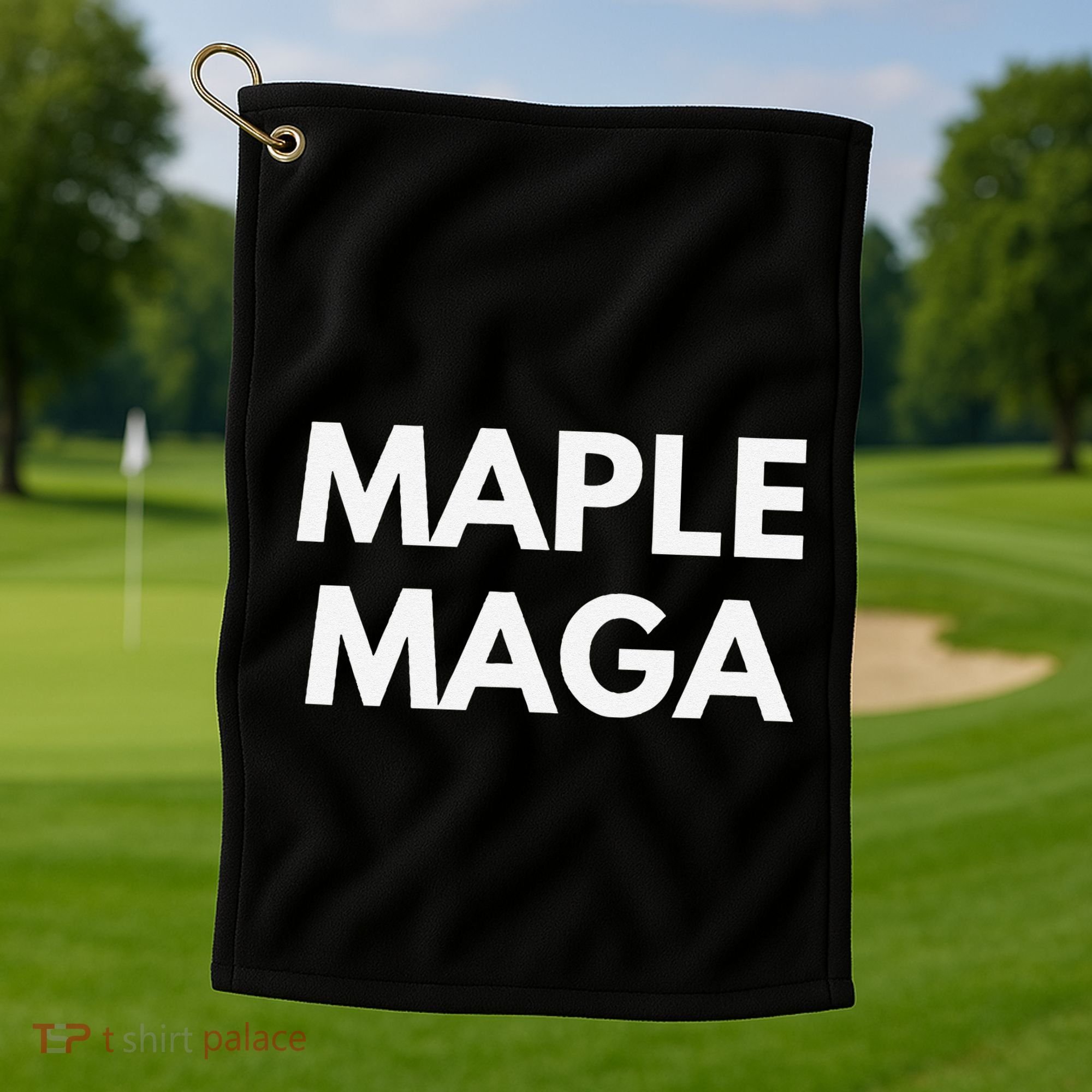 Maple Maga Mcga Make Canada Great Again Golf Towel