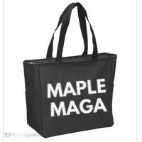 Maple Maga Mcga Make Canada Great Again Tote Bag thumb 2