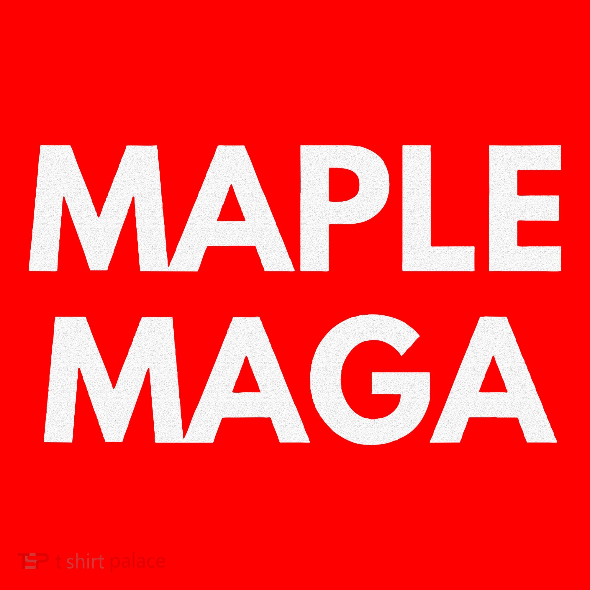 Maple Maga Mcga Make Canada Great Again Santa Hat