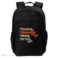 Mama Mommy Mom Bruh Retro Backpack thumb 0