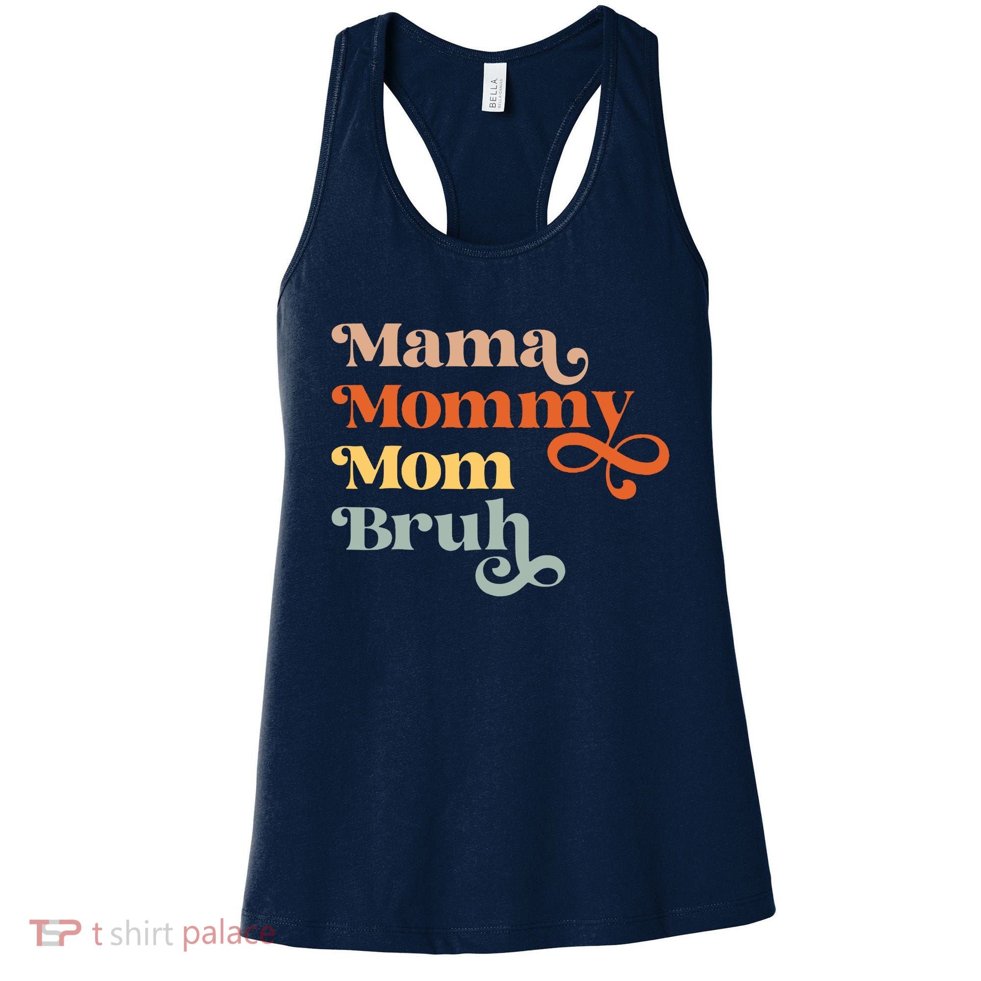 Mama Mommy Mom Bruh Retro Women's Tank Top
