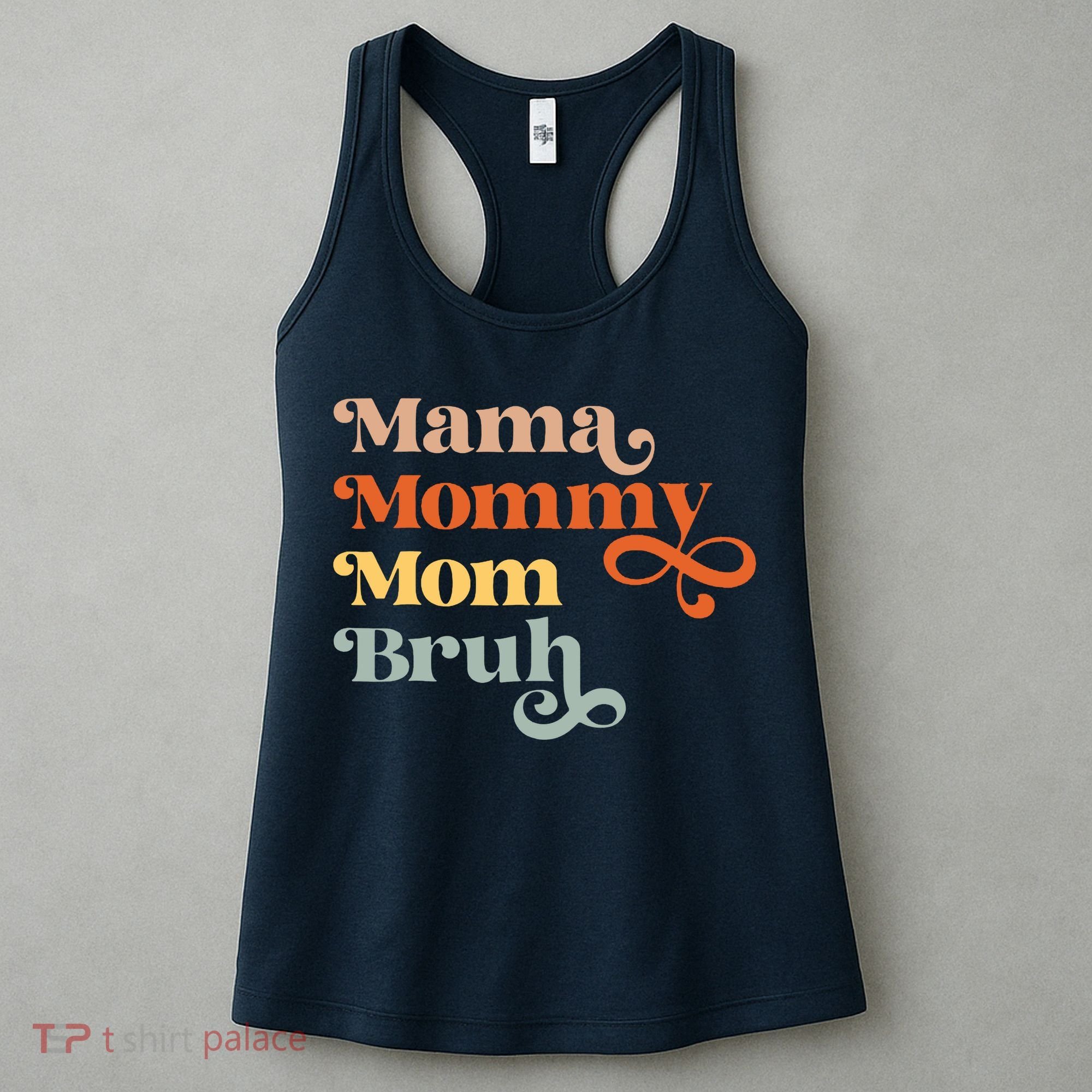 Mama Mommy Mom Bruh Retro Women's Tank Top