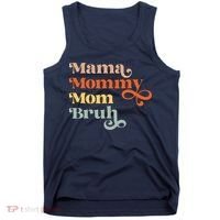Mama Mommy Mom Bruh Retro Tank Top thumb 0