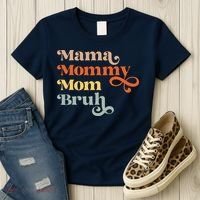 Mama Mommy Mom Bruh Retro Women's T-Shirt thumb 3