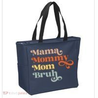Mama Mommy Mom Bruh Retro Tote Bag thumb 2