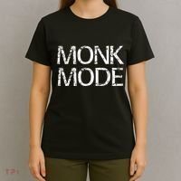 Monk Mode Meditation Yoga Novelty T-Shirt thumb 4