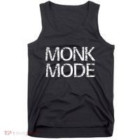 Monk Mode Meditation Yoga Novelty Tank Top thumb 0