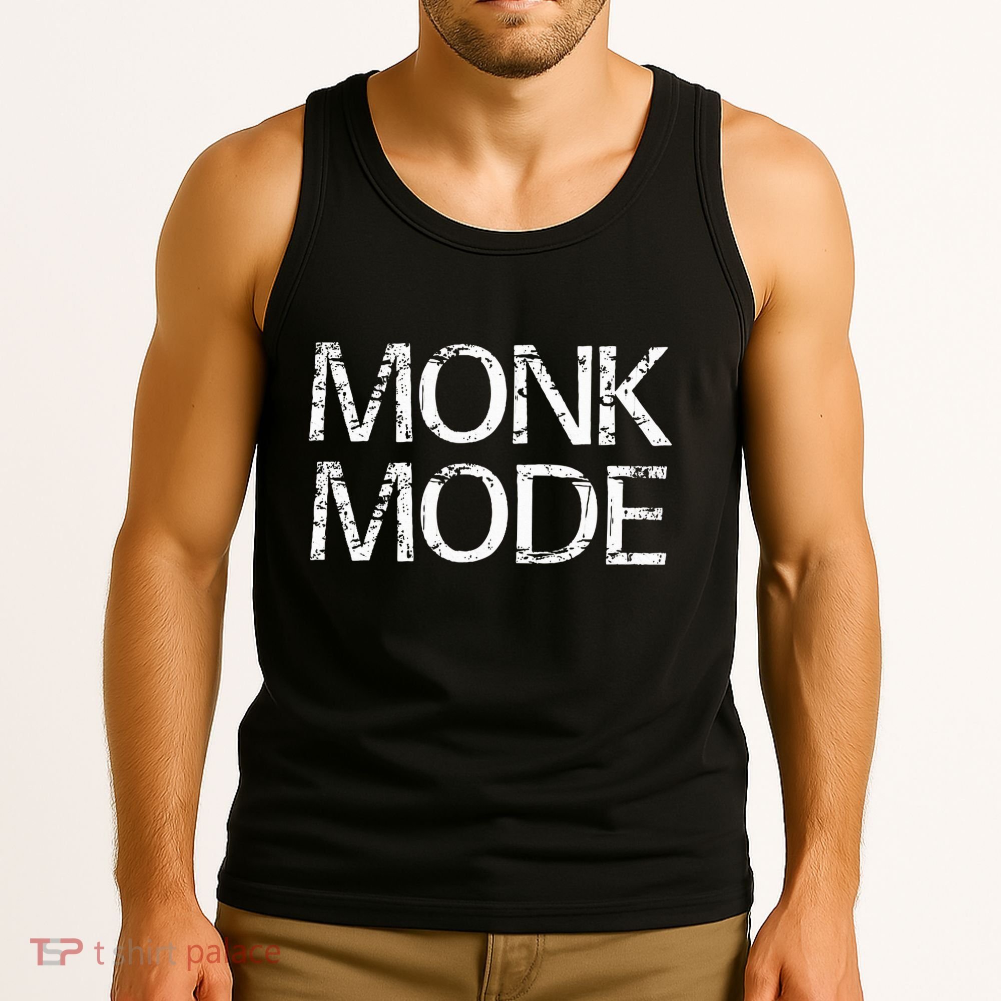 Monk Mode Meditation Yoga Novelty Tank Top