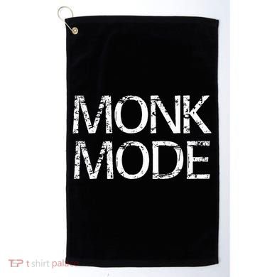 Monk Mode Meditation Yoga Novelty Golf Towel