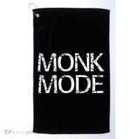 Monk Mode Meditation Yoga Novelty Golf Towel thumb 0