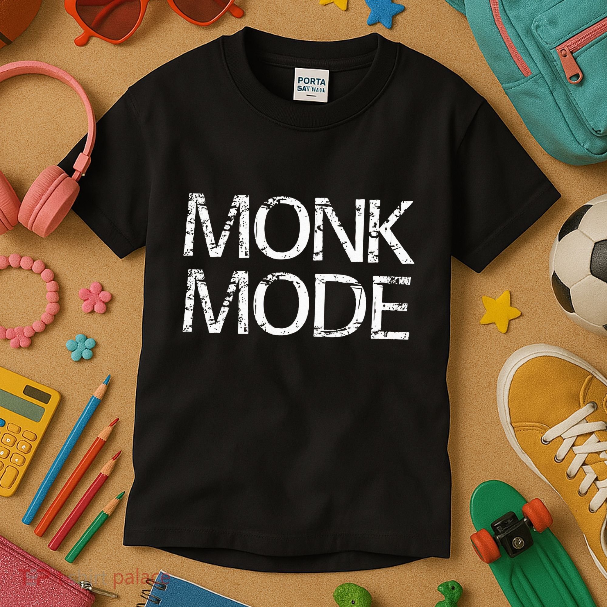 Monk Mode Meditation Yoga Novelty Kids T-Shirt