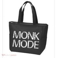Monk Mode Meditation Yoga Novelty Tote Bag thumb 3