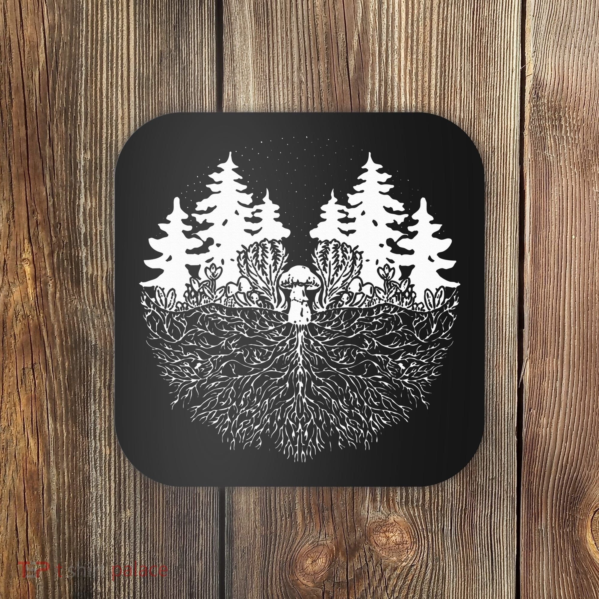 Mycelium Mushroom Coaster