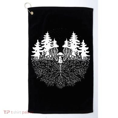 Mycelium Mushroom Golf Towel
