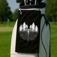 Mycelium Mushroom Golf Towel thumb 2