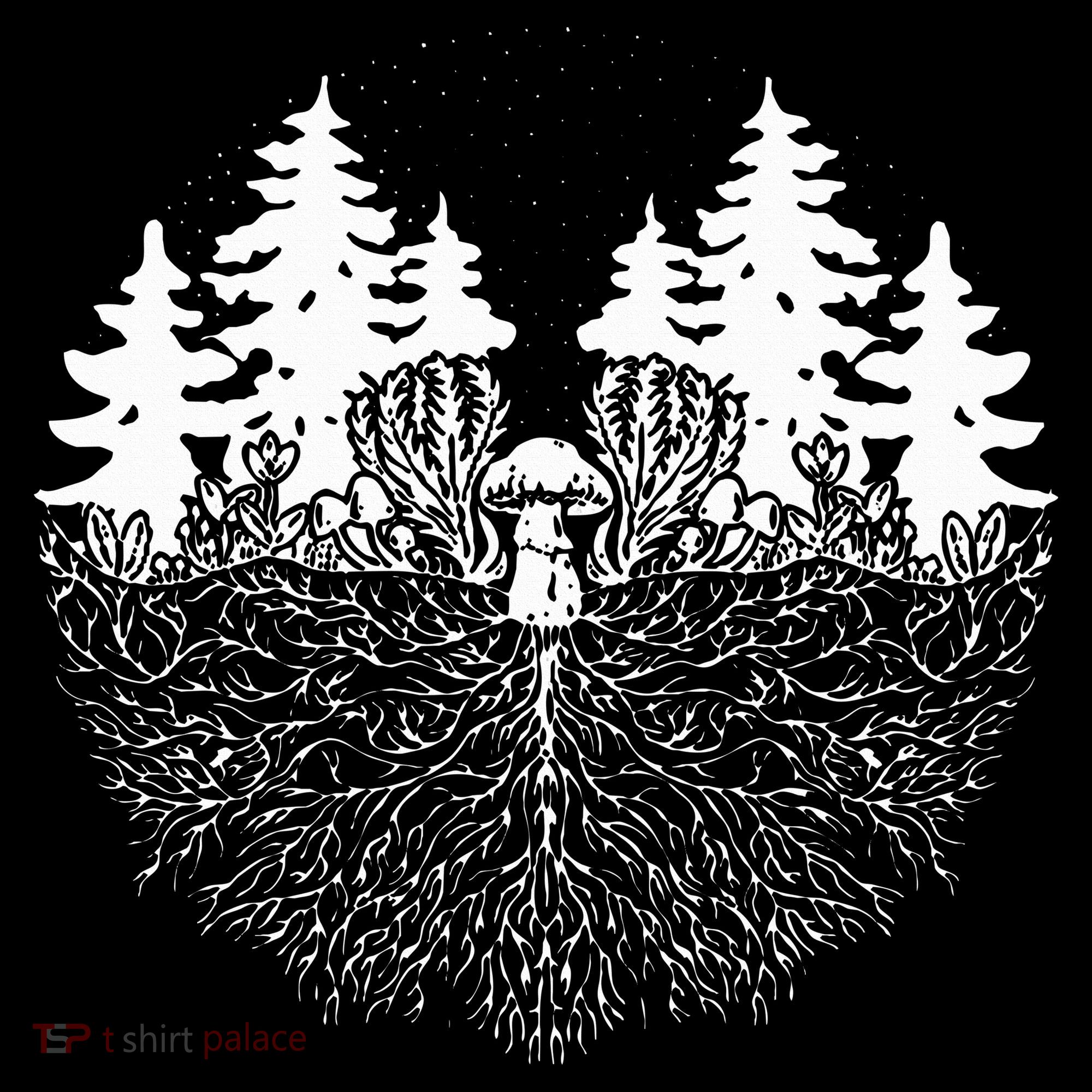 Mycelium Mushroom Women's Long Sleeve Shirt