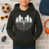 Mycelium Mushroom Kids Hoodie thumb 2