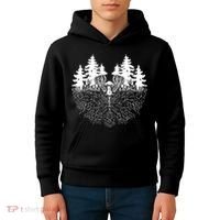 Mycelium Mushroom Kids Hoodie thumb 4