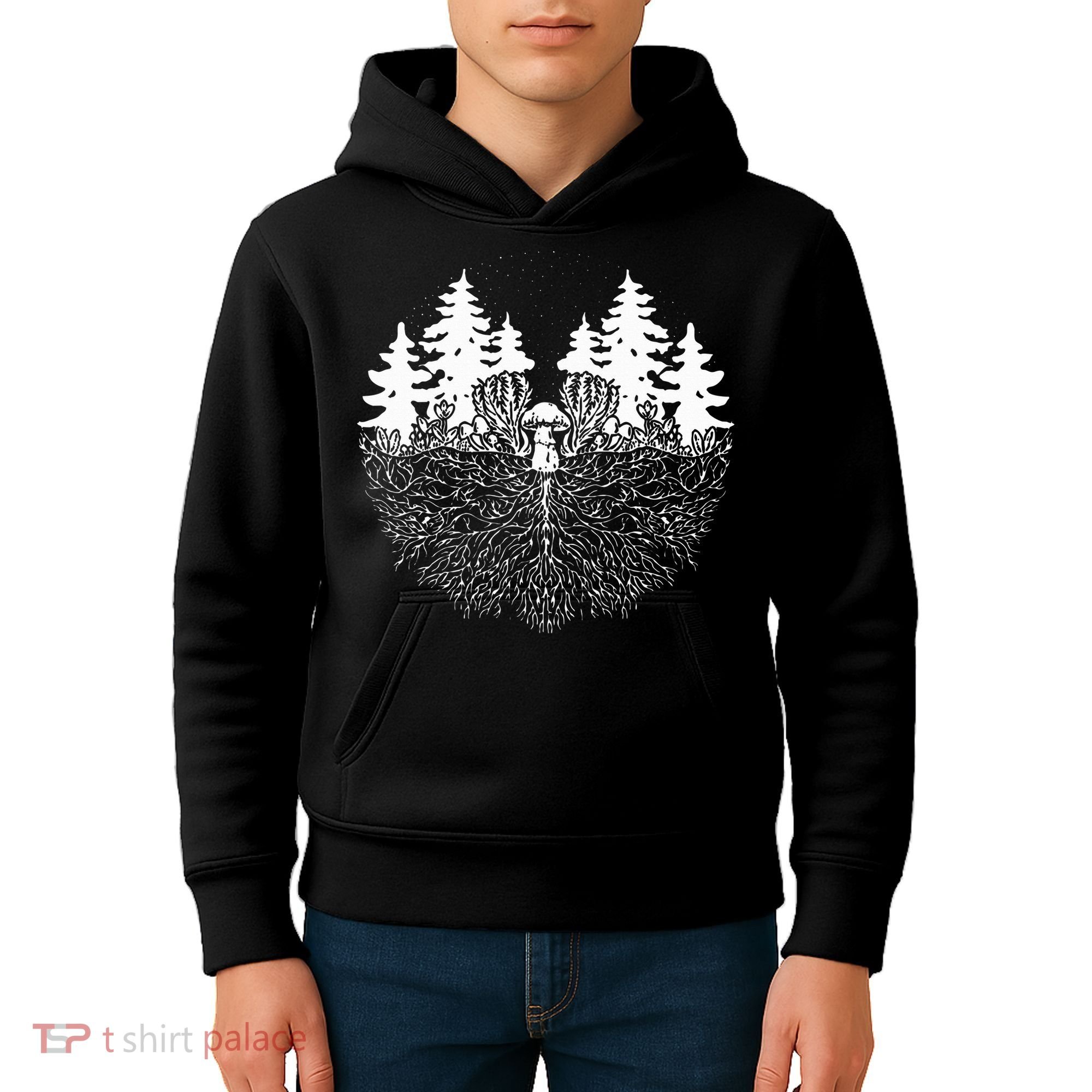 Mycelium Mushroom Kids Hoodie