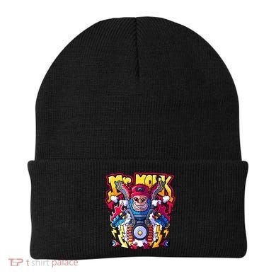 Mr. Monkey Monk Cool Character Riding Motorcycle Beanie