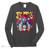 Mr. Monkey Monk Cool Character Riding Motorcycle Long Sleeve Shirt thumb 0
