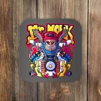 Mr. Monkey Monk Cool Character Riding Motorcycle Coaster thumb 0
