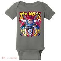 Mr. Monkey Monk Cool Character Riding Motorcycle Baby Bodysuit thumb 0