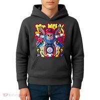 Mr. Monkey Monk Cool Character Riding Motorcycle Kids Hoodie thumb 4