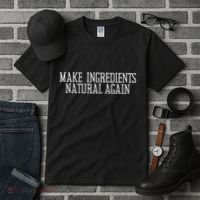 Maha Maga Make Ingredients Natural Again Rfk Jr Trump Green Tall T-Shirt thumb 3