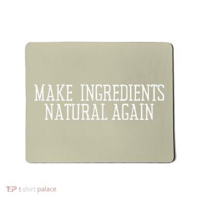 Maha Maga Make Ingredients Natural Again Rfk Jr Trump Green Mousepad