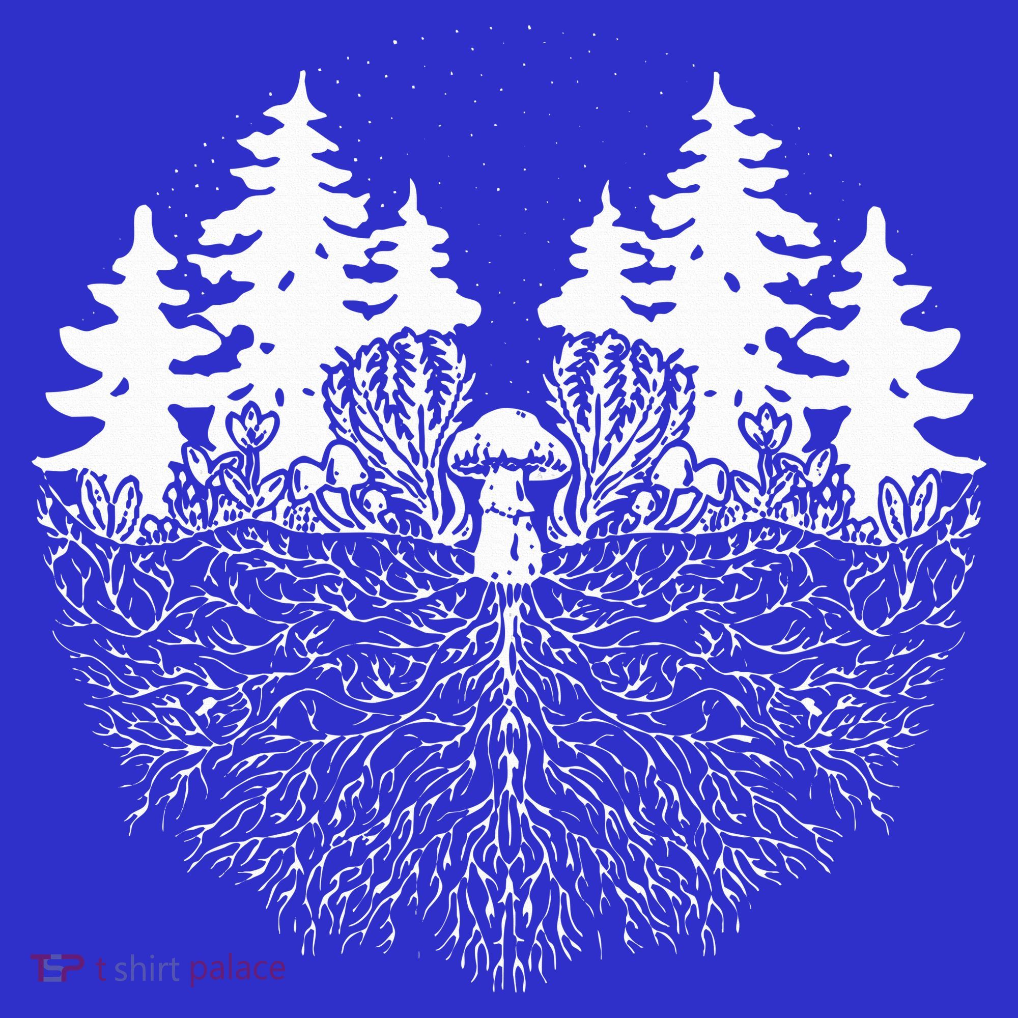 Mycelium Mushroom Long Sleeve Shirt