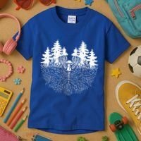 Mycelium Mushroom Kids T-Shirt thumb 3