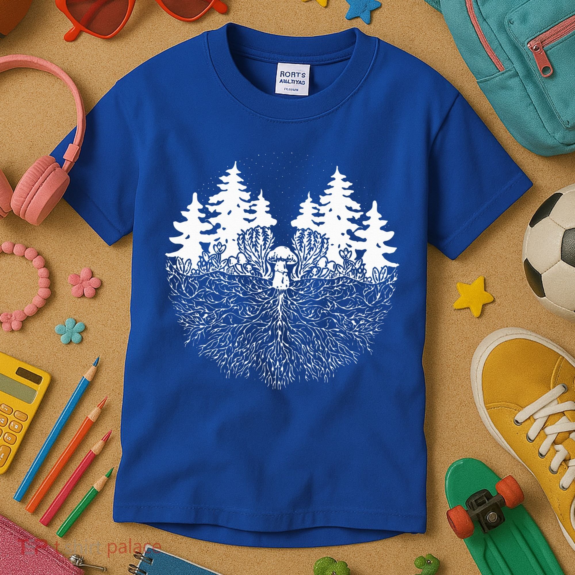 Mycelium Mushroom Kids T-Shirt