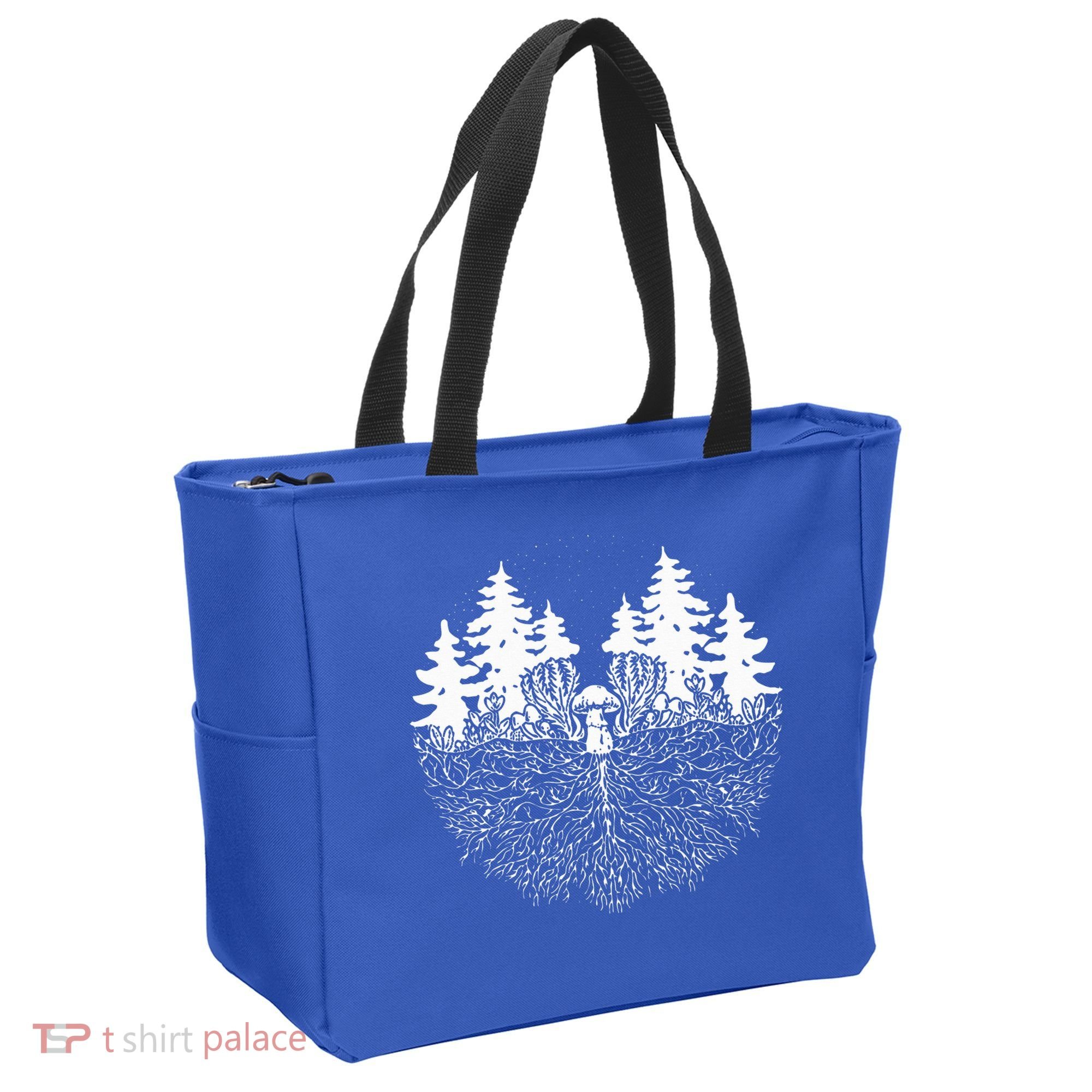 Mycelium Mushroom Tote Bag