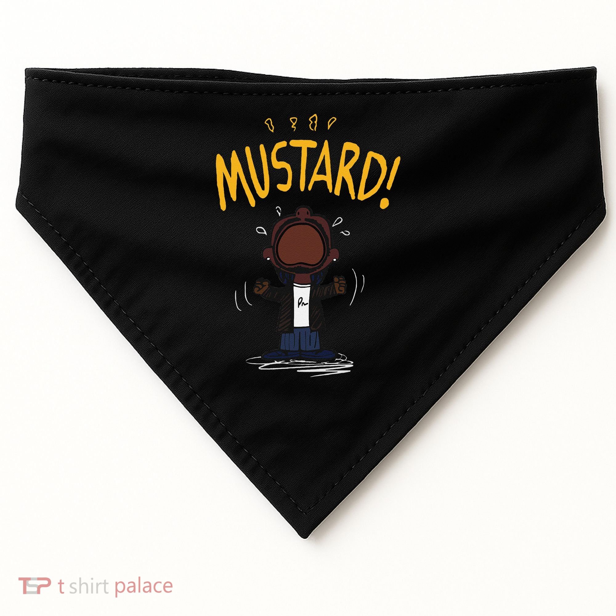 Mustard Meme USA-Made Doggie Bandana