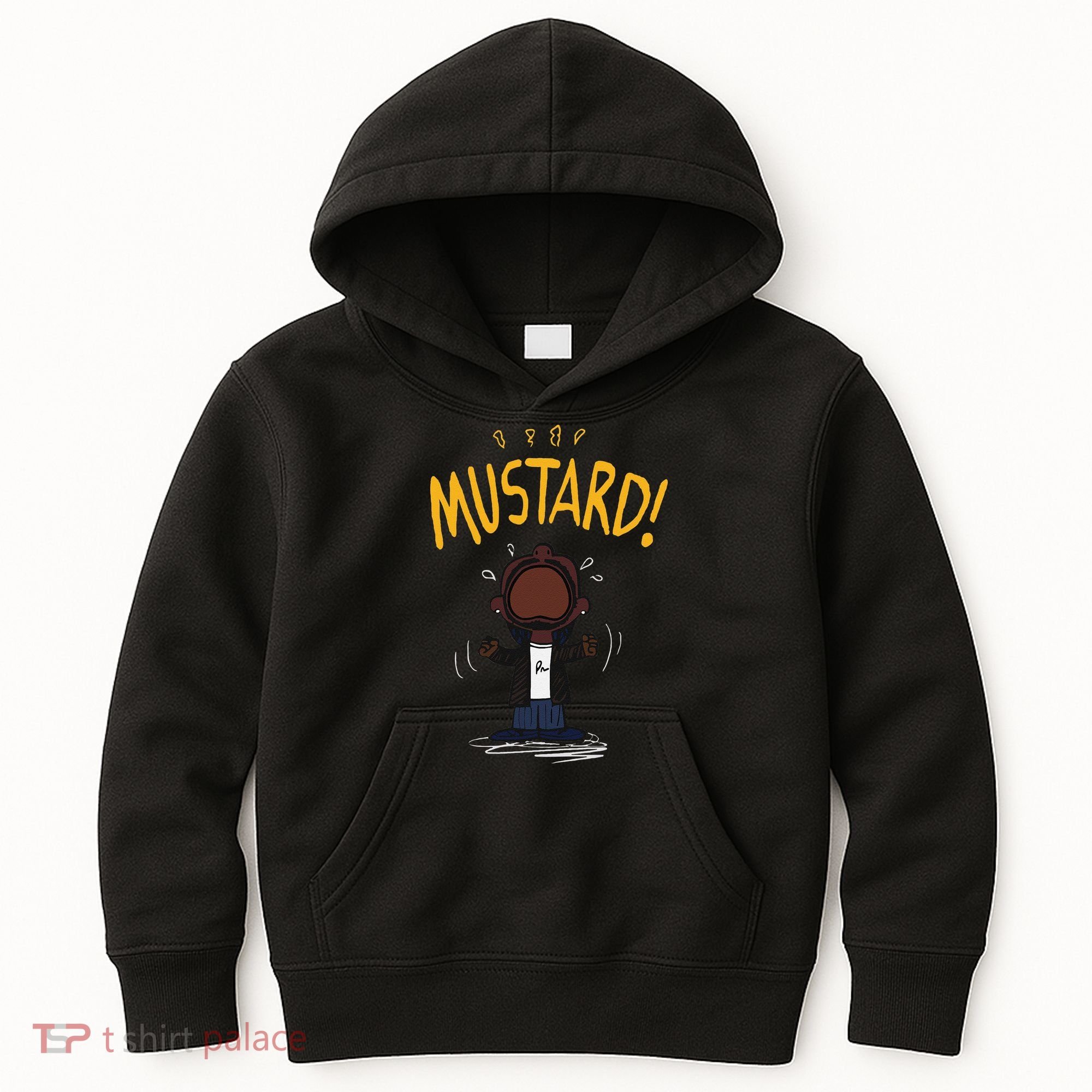Mustard Meme Kids Hoodie