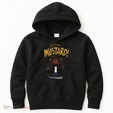 Mustard Meme Kids Hoodie