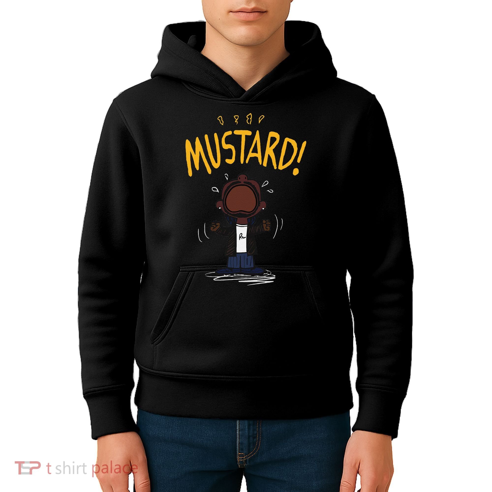 Mustard Meme Kids Hoodie