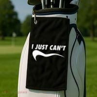 Me Motivating Myself I Just Cant Golf Towel thumb 2