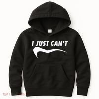 Me Motivating Myself I Just Cant Kids Hoodie thumb 0