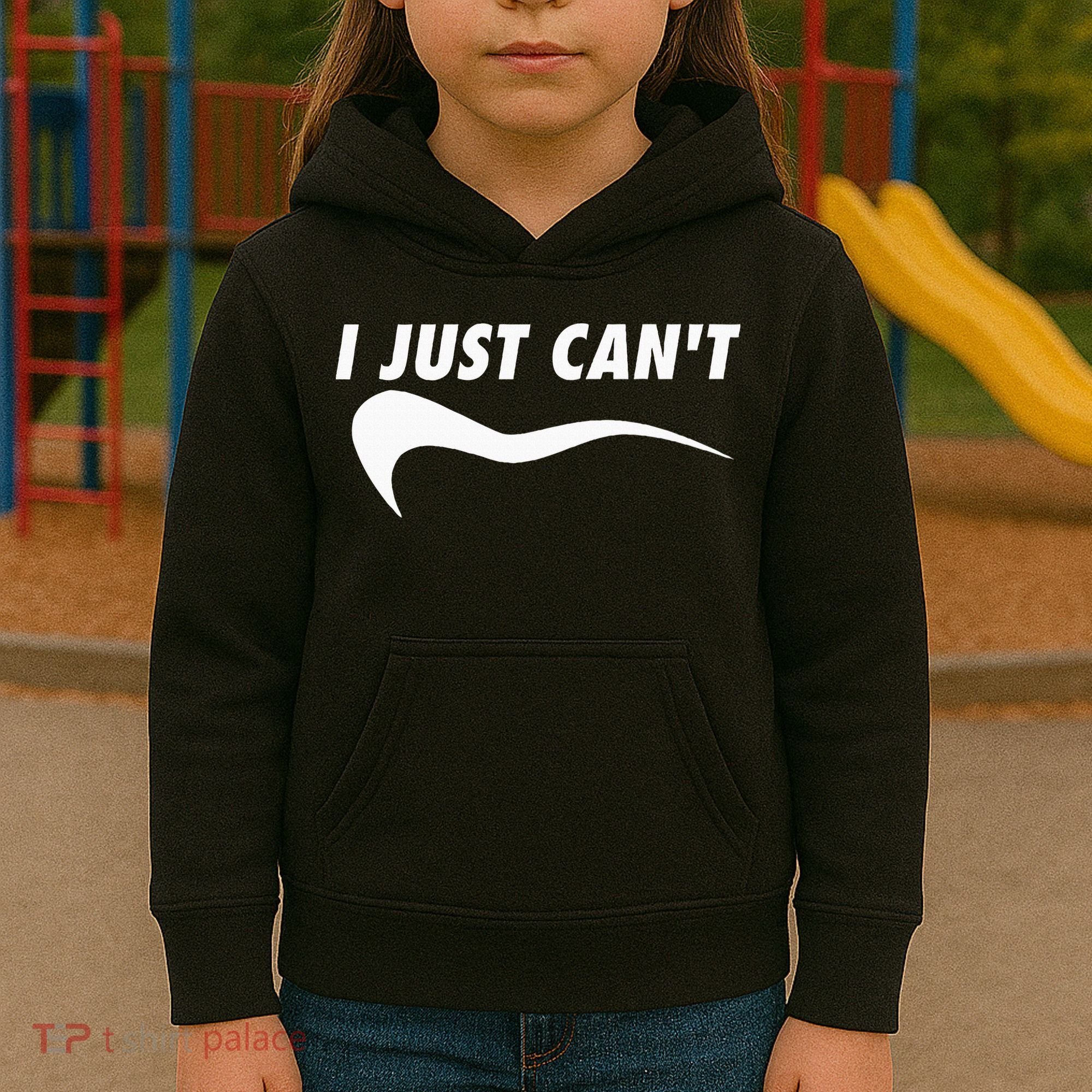 Me Motivating Myself I Just Cant Kids Hoodie